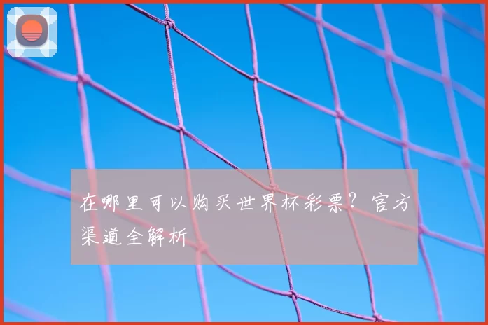 在哪里可以购买世界杯彩票?官方渠道全解析