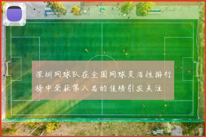 深圳网球队在全国网球灵活性排行榜中荣获第八名的佳绩引发关注